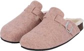 Morethansocks - Dames instap huispantoffels - Vilt - Maat 37 t/m 42 - Sloffen dames - instap pantoffels dames