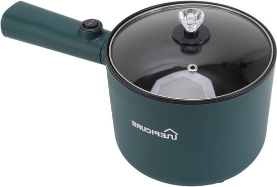 Food Party Hotpot Pan Elektrisch Hot Pot met Stomer 1,8L Chinese Fonduepan Electric Pan for Cooking Elektrische Kookpan 220V met deksel Electric Pot