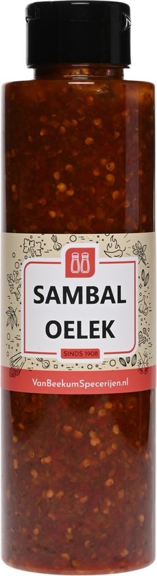 Van Beekum Specerijen - Sambal Oelek - Knijpfles 500 ml
