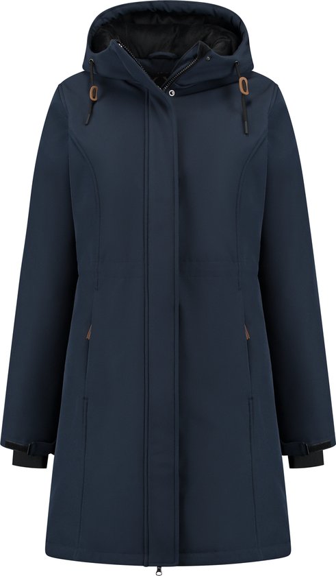 Travelin' Enrike - Dames outdoorjas - 3-layer sofshell jacket - Marineblauw