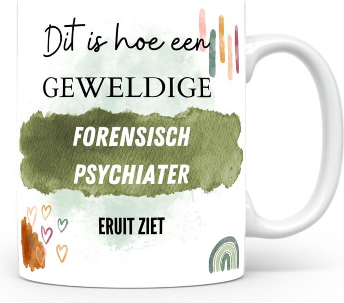 Mok bedrukken met beroep Forensisch psychiater