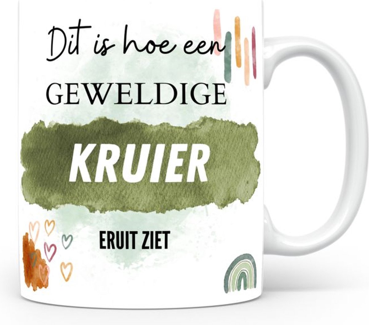 Mok bedrukken met beroep Kruier