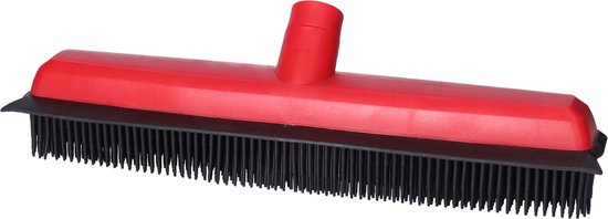 Bezem / trekker - rubber - bezemkop - kappers bezem - wisser lip - 35 cm - Schoonmaakartikelen / Rubberen bezems van Sorbo — afbeelding 2