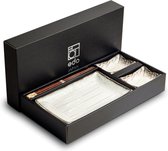 Bol.com Edo Japan - Tsuno - Japans Sushi Servies Set - 6-Delig - 2 Persoons - sterke kwaliteit - gemaakt in Japan aanbieding