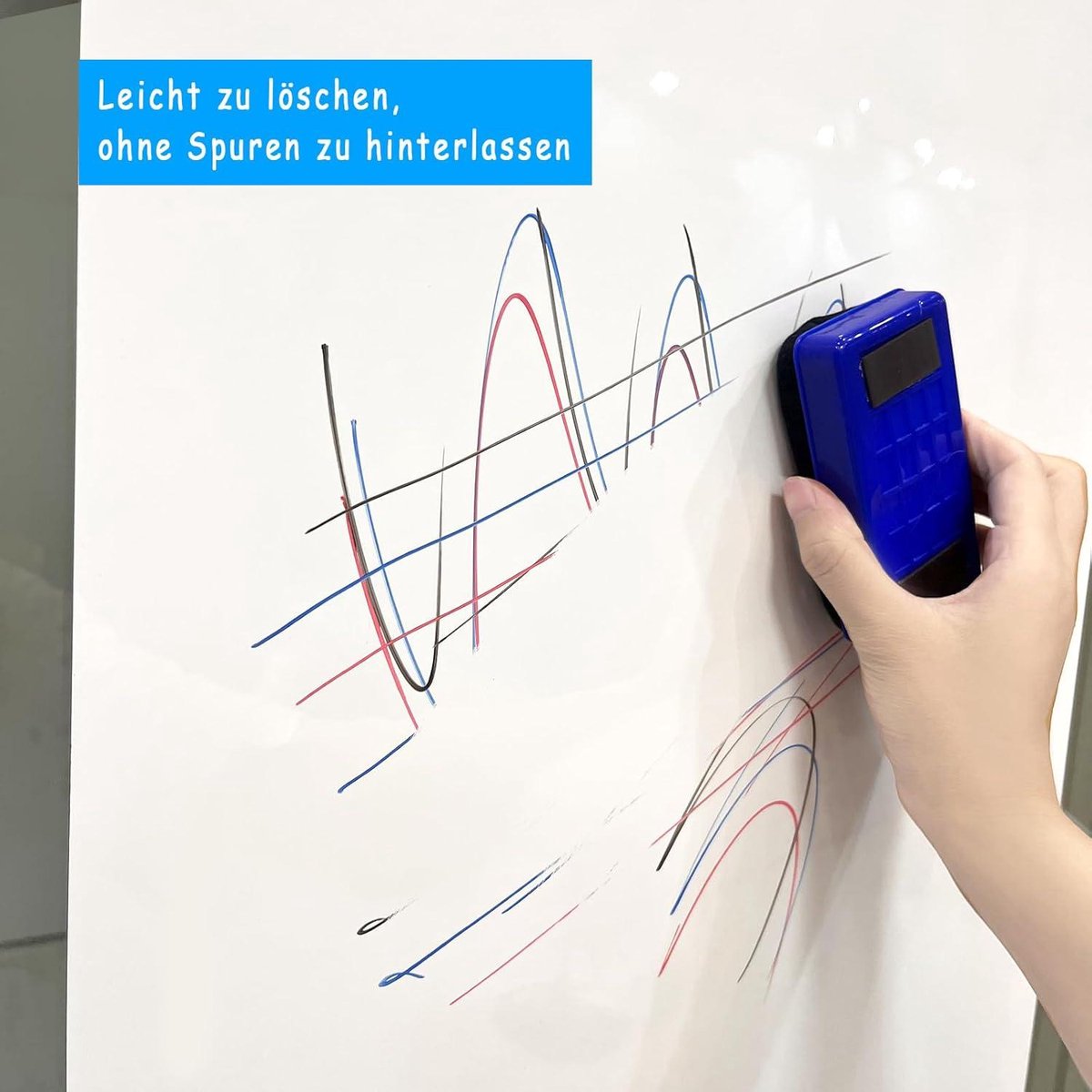 thumbnail: Magneetfolie Whiteboard 40x90 Cm - Zelfklevend Afwisbaar Bord Voor Kantoor, School Of Thuis