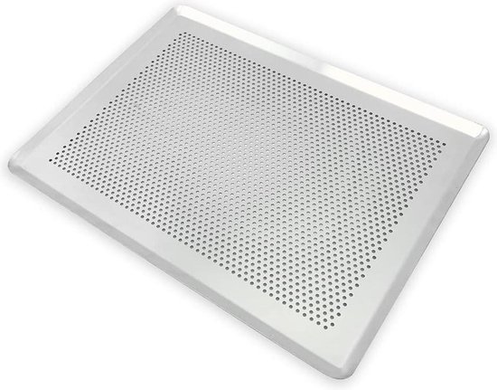 Gobel - Bakplaat geperforeerd zonder rand - bakplaat plat geperforeerd aluminium - 30 x 40 cm - gemaakt in Frankrijk