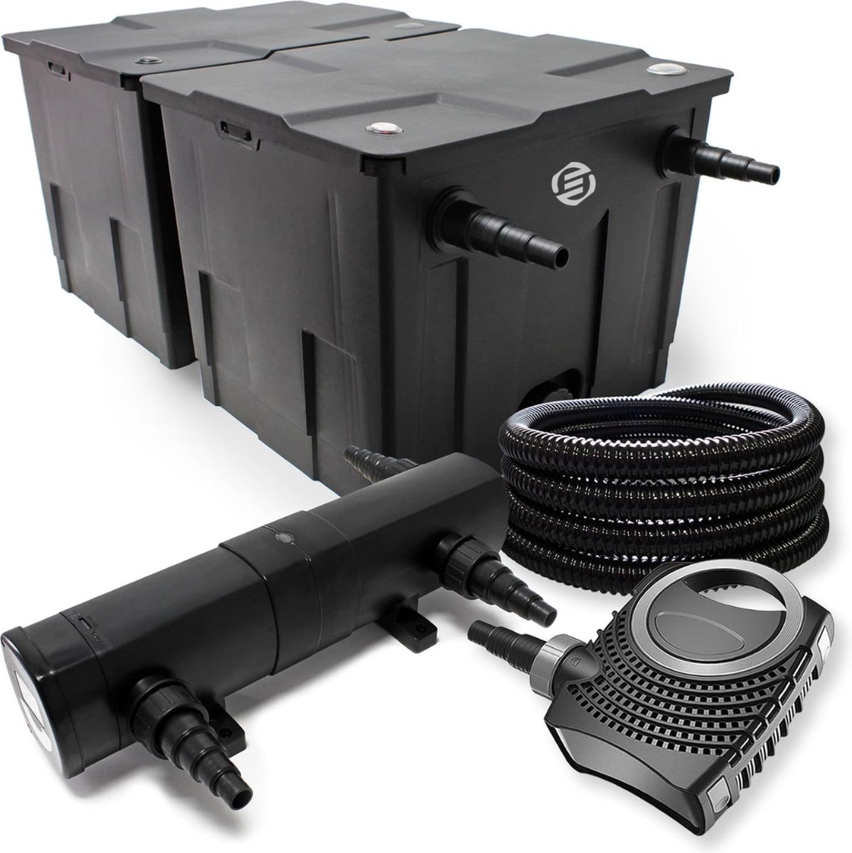Equivera Vijverfilter - Fontijnfilter - Vijver - Algenbestrijding - UV Lamp - Premium