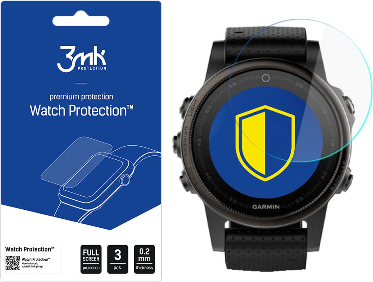 Garmin Fenix 5s 42 mm - 3mk Watch Protection v. FlexibleGlass Lite