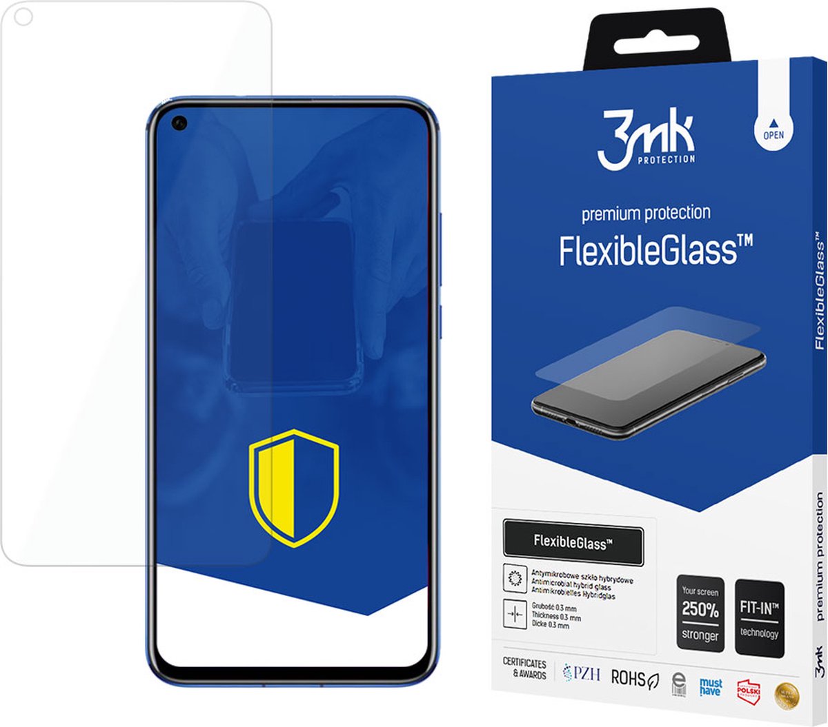 Honor V20 - 3mk FlexibleGlass