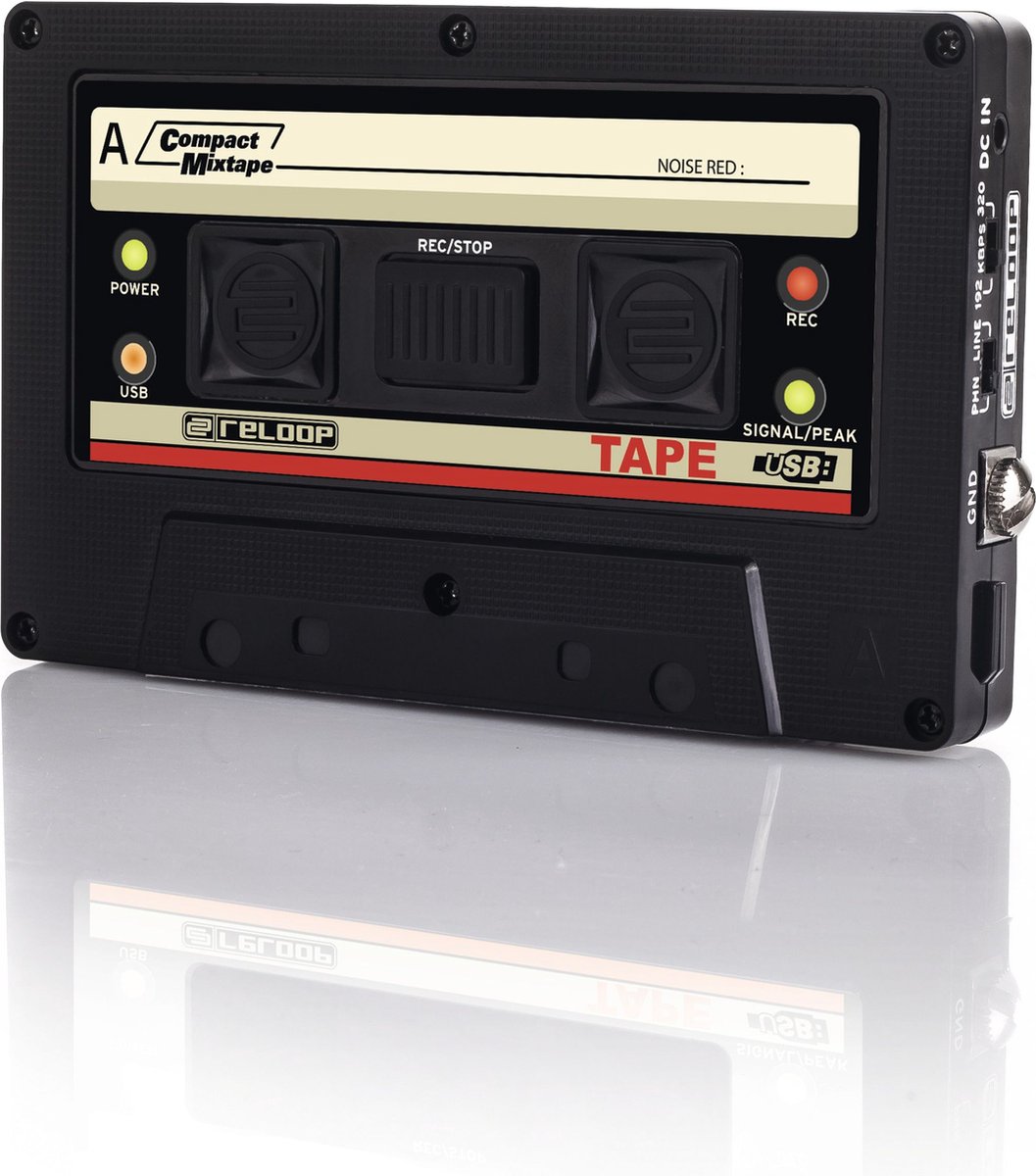 Reloop Tape - Tape recorder - Zwart