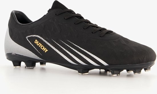 Dutchy FG heren voetbalschoenen zwart wit Maat 41 Uitneembare zool bol