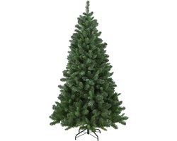 Blackhill kunstkerstboom - 120 cm - donkergroen - Ø 63 cm - 256 tips - metalen voet