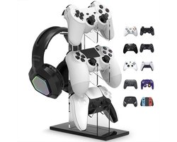 WiseGoods Premium Controller Houder / Standaard Geschikt Voor PS4 & PS5 - Game Controllers Accessoires - Kamer Decoratie - Zwart