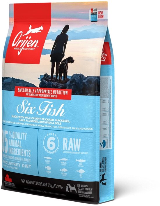 Orijen - Six Fish Dog Whole Prey - Hondenvoer - 6 kg
