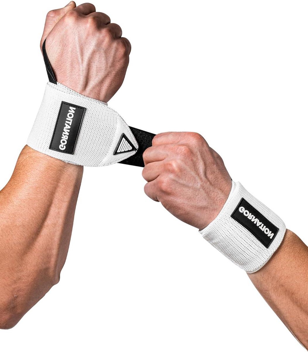 Professionele Polsbanden voor Gewichtheffen Calisthenics Bodybuilden Krachttraining - Power Wrist Wraps met Lifting Straps