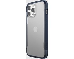 Raptic Terrain Hoesje Back Cover Transparant/Blauw Geschikt voor Apple iPhone 13 Pro Max