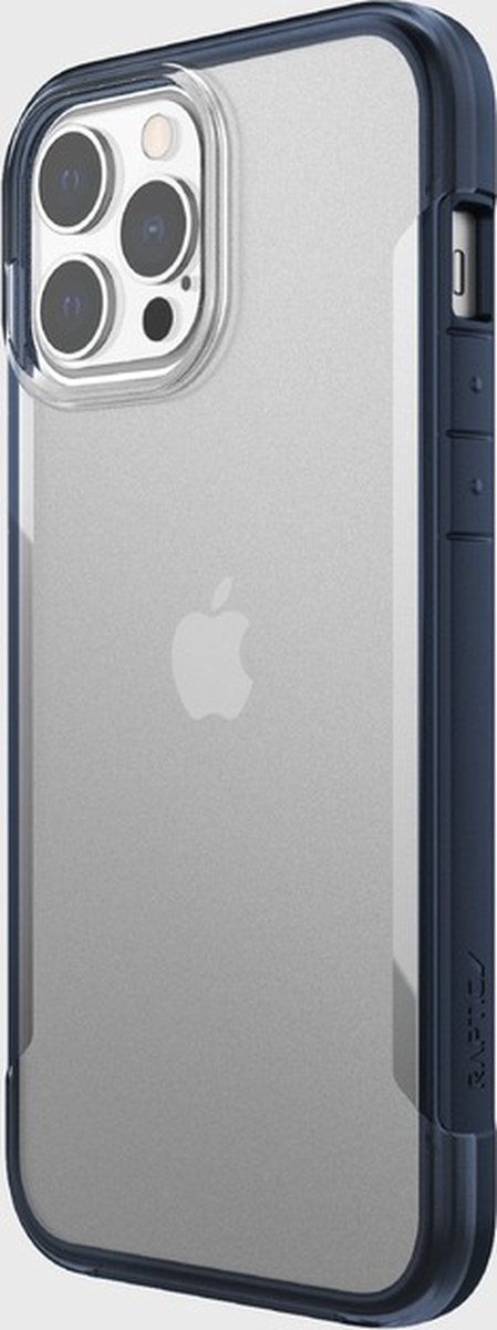 Raptic Terrain Hoesje Back Cover Transparant/Blauw Geschikt voor Apple iPhone 13 Pro Max