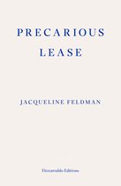 Page de titre du livre 'Precarious Lease' par Jacqueline Feldman, publié par Fitzcarraldo Editions.