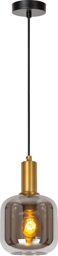 Lucide JOANET Suspension / Ø 16 cm - 1xE27 - Fumé