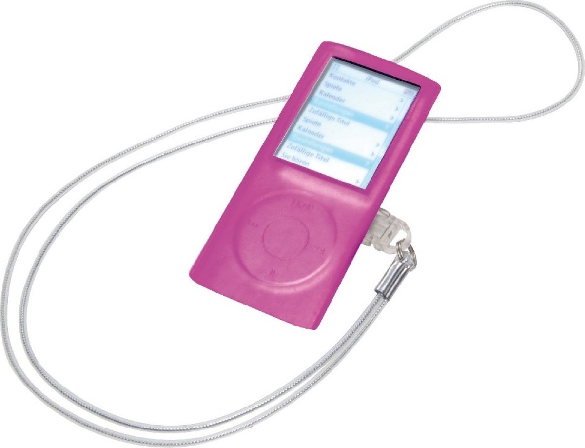 Vivanco SKIN CASE NANO4 V, Roze, iPod Nano 4, Silicone