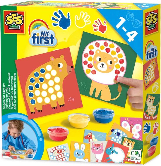 SES - My First - Vingerafdruk verf kunstwerk