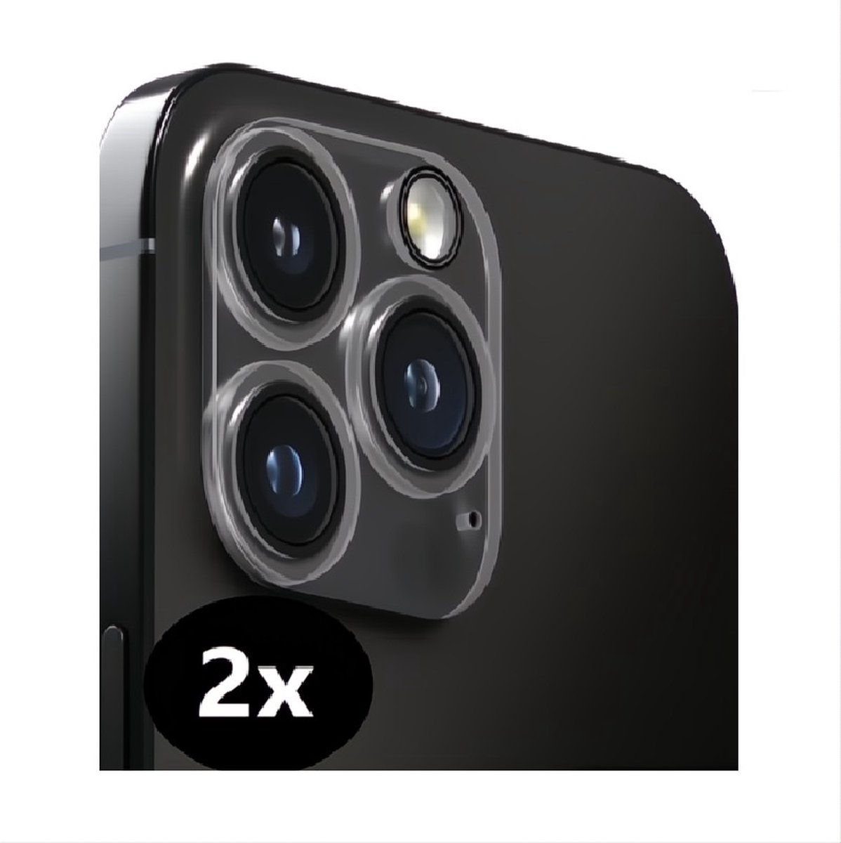 Camera lens protector geschikt voor Iphone 16 pro / 16 pro max - 2 stuks - Tempered Glass Screenprotector - beschermglas - camerabeschermer