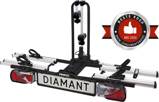 Pro-User Diamant Fietsendrager - 2 Fietsen - Trekhaak