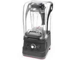 HENDI Bar blender – dempkap – 2,5L – krachtige motor – traploze snelheidsregeling – zwart