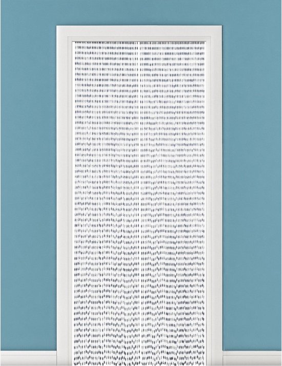 Kralengordijn - grijs - 90 x 220 cm - Vliegen werend - deurgordijn - vliegengordijn