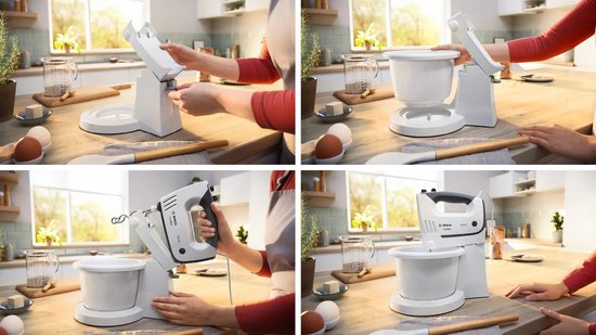 Bosch MFQ37490 mixer Handmixer 750 W Grijs, Wit van Merkloos — afbeelding 5