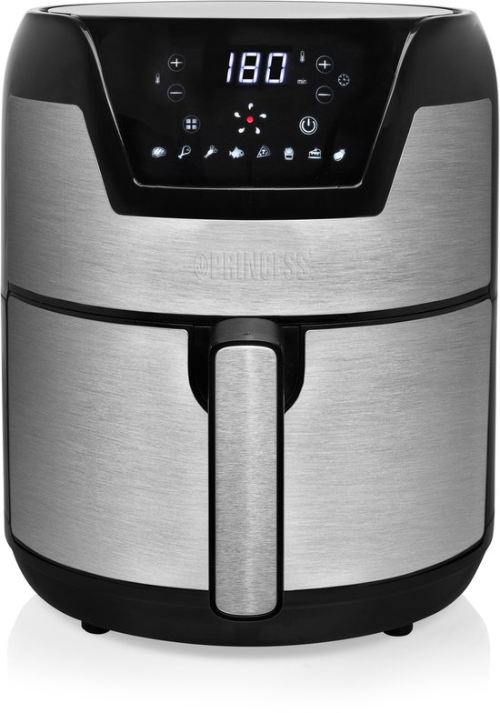 Princess 182026 Digitale Aerofryer XXL - Heteluchtfriteuse - Inhoud 4.5 liter
