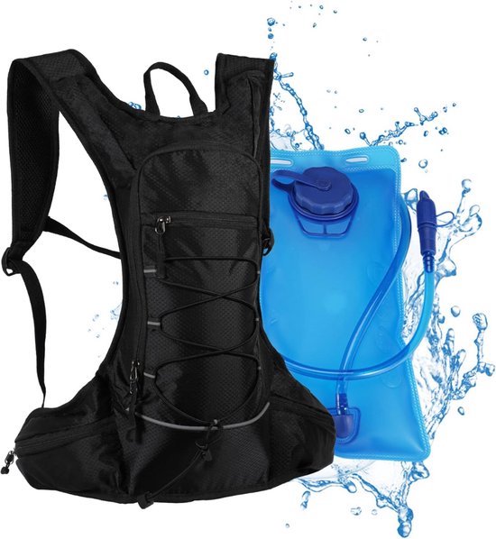 Drinkrugzak, waterrugzak voor wandelen, 5 liter, lichte waterzak