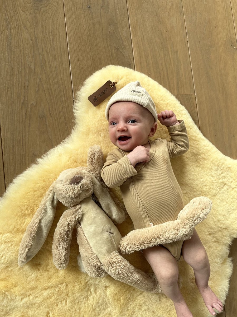 SHEEPY® | Schapenvacht | Pompomí (Baby-Care) M (100-105cm) - Sheepy.cc