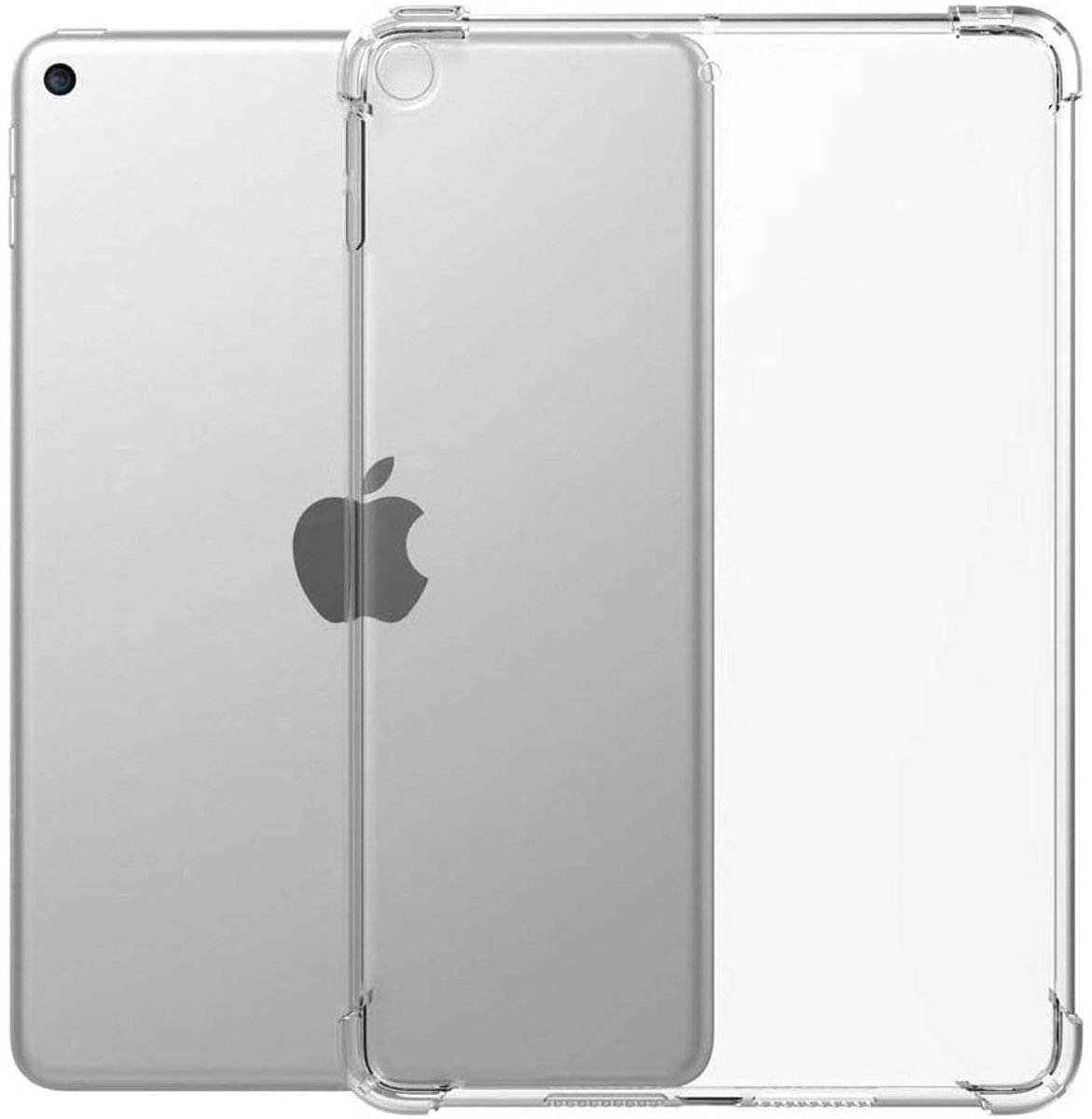 Mobiq - Transparante Backcover geschikt voor iPad 10.2 inch (2021/2020/2019) - transparant