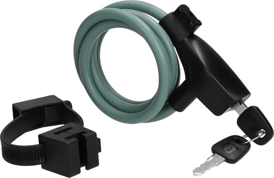 AXA Resolute 8-120 - Kabelslot - Slot voor Fietsen - Gebruiksvriendelijk - 120 cm lang - Diameter 8 mm - Groen van AXA — afbeelding 5