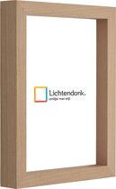 Cadre photo - Hêtre - Profil de 3 cm de haut - Format photo 28x35 - Verre clair - Art.no. 10106411428352