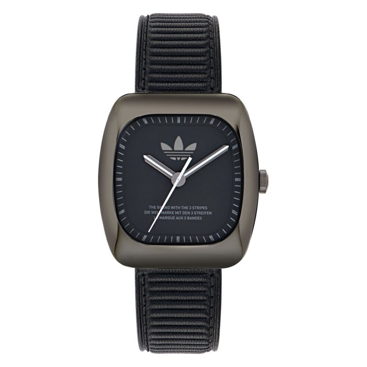 Adidas Originals Retro Wave One AOSY24527 Horloge - Leer - Zwart - Ø 37 mm