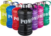 Bluefinity sportfles 2.2 liter - XXL drinkfles - fitness - waterfles - BPA-vrij - bidon zwart