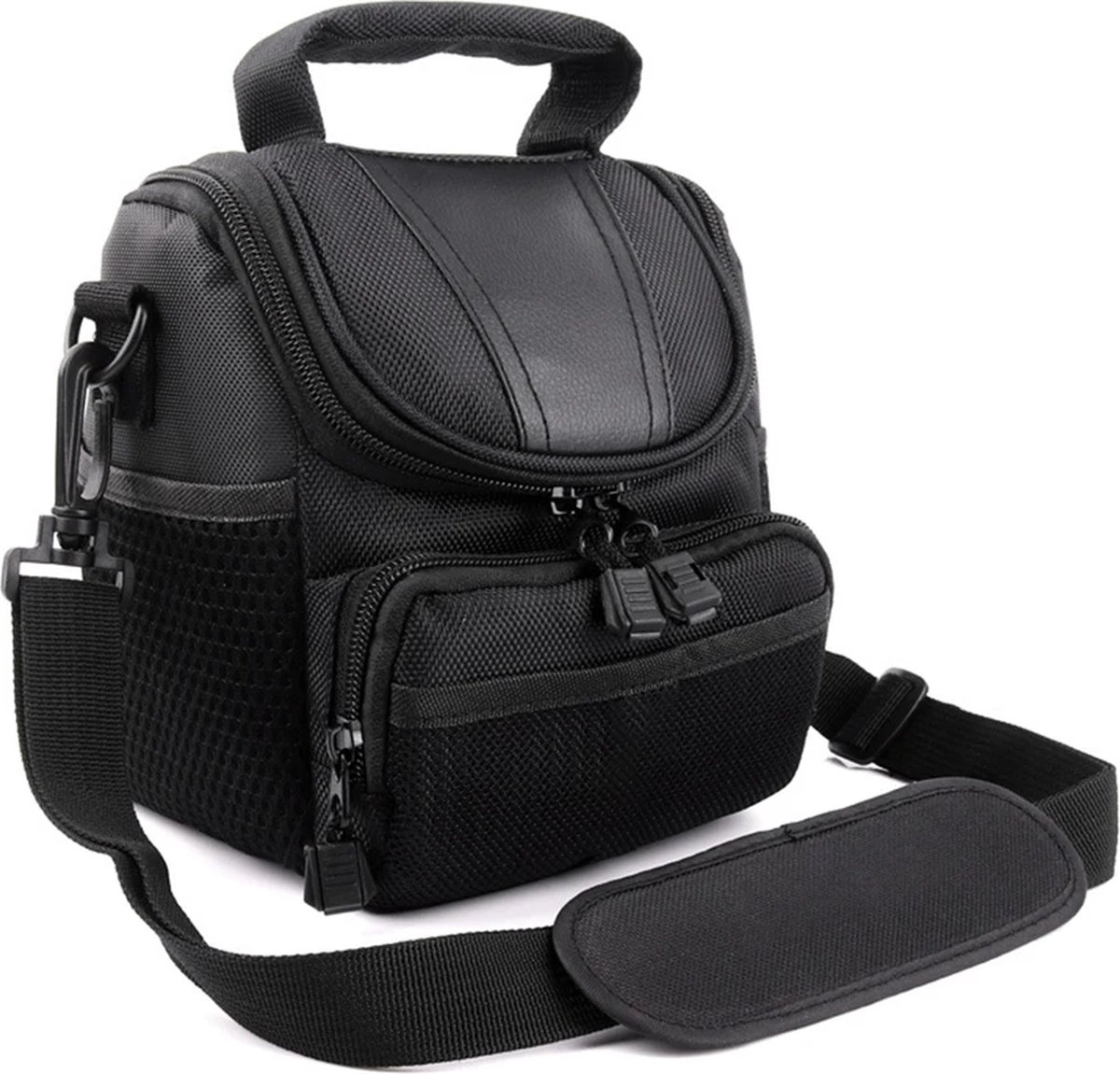 Qendore Torino 4L schoudertas cameratas fototas voor Canon Nikon Olympus Fuji Pentax Sony foto camera video