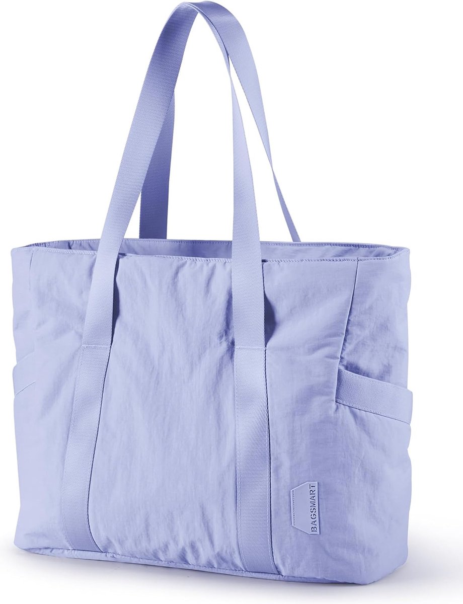 Riokem ® Tijdloze Grote Dames Schoudertas voor Werk, Sport en Reizen met Yoga Mat Houder