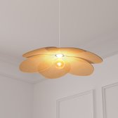 Bol.com Atmosphera Hanglamp bamboe bloem - Ø62xH94cm - Beige aanbieding