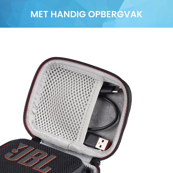 YONO Hard Case geschikt voor JBL Go 4 / 3 - Bescherm Hoesje - Zwart van Yono — afbeelding 3
