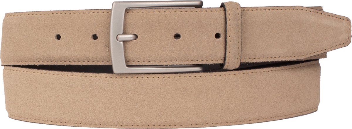 Presly & Sun Heren - Leren riem - Beige - 90cm