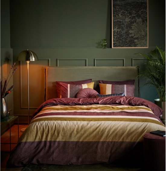 Housse de couette Beddinghouse Jorren - Rouge Foncé