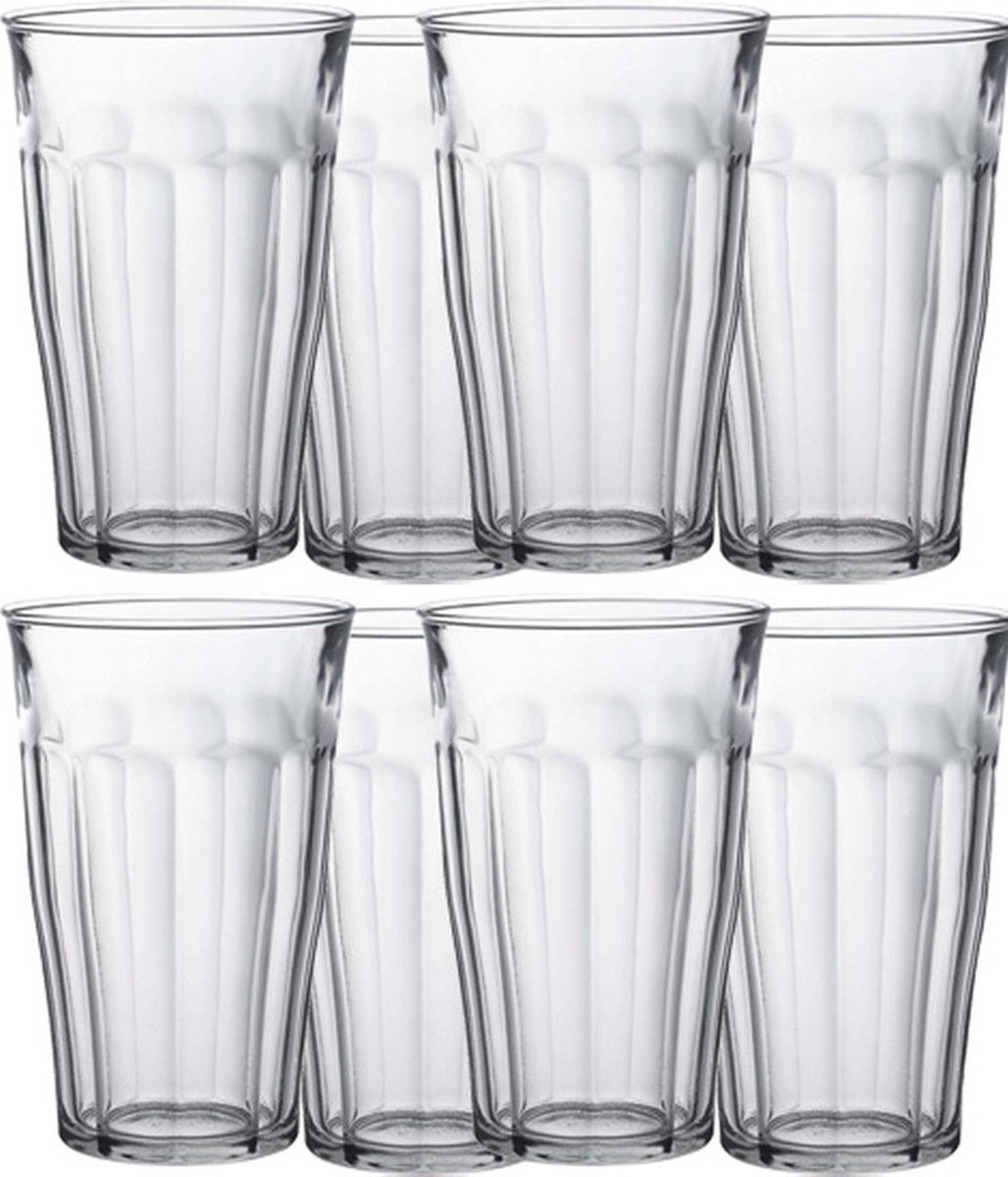 Duralex Picardie longdrinkglazen - 24x stuks - 500 ml - transparant - luxe glas - Water/sap/koffie glazen