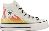 CONVERSE CHUCK TAYLOR ALL STAR LIFT PLATFORM FLAMES Wit 41 EU