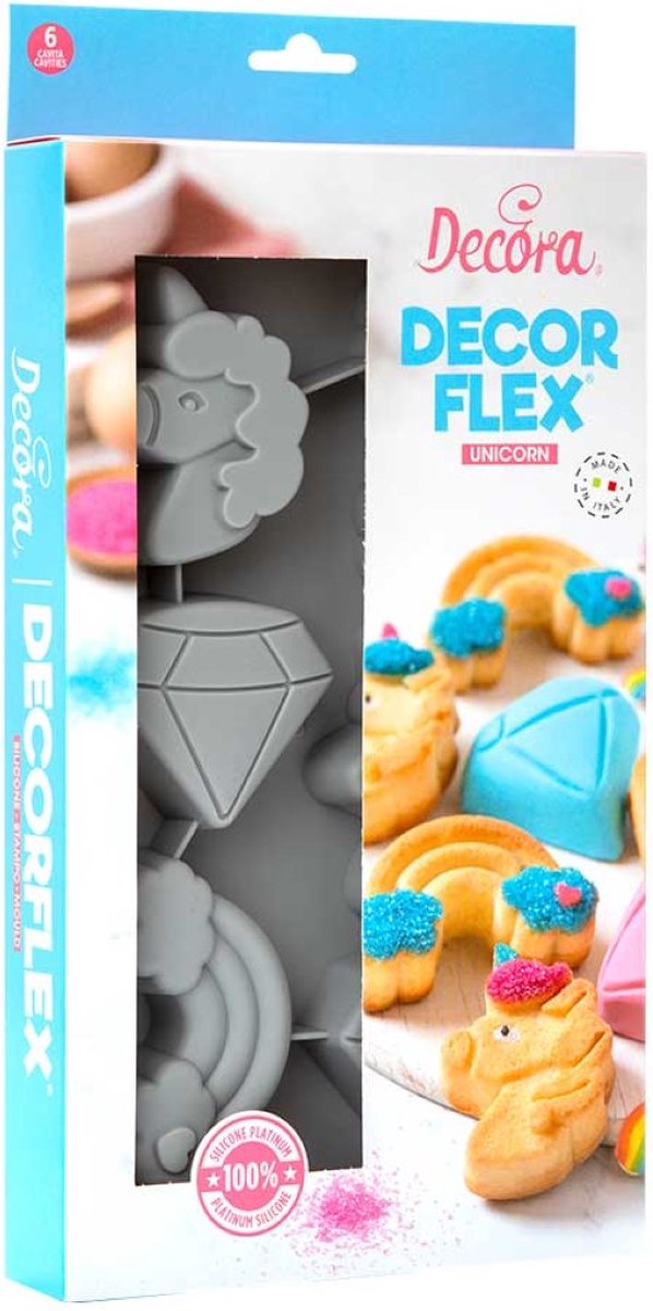 Decora Silicone Mal - Unicorn 6 holtes 6