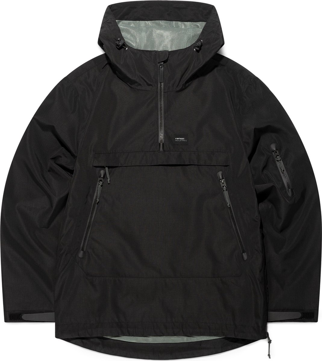 Vintage Industries Vest Orleans Anorak 30128 Zwart