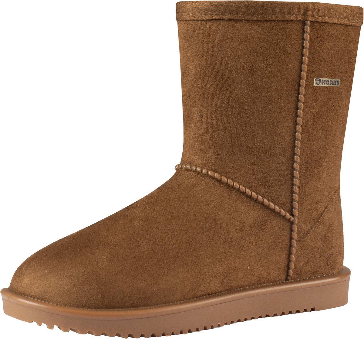 Horka Woolley Outdoorlaarzen Suède/imitatiebont Bruin
