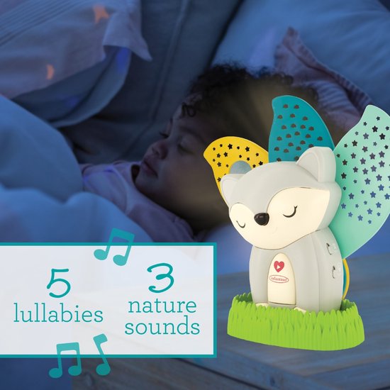 Infantino Fox 2-in-1 Nachtlampje/Babyprojector BK-302021 van Infantino — afbeelding 4